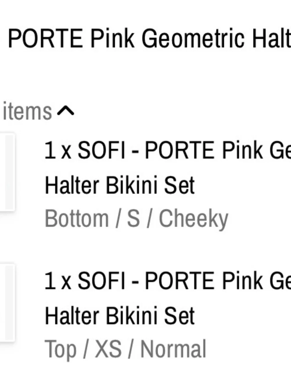 triangl swimwear Pink Pattern Tie-Side Bandeau Bikini